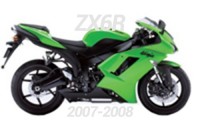 07-08 ZX6R Carénages