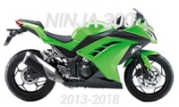 13-18 Ninja 300 Carénages