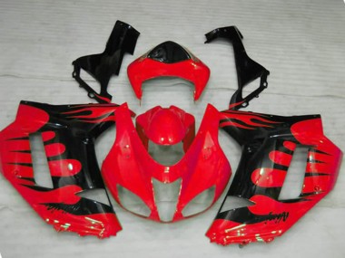 07-08 Rosso Fiamma ZX6R Carénage Moto