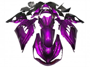 12-21 Ambiance Violet Brillant ZX14R Carénage Moto