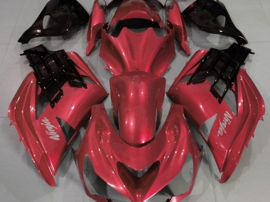 12-21 Rouge Vif ZX14R Carénage Moto