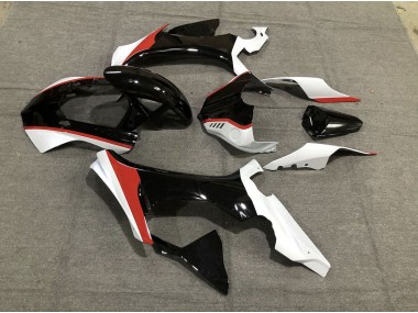 15-19 Rouge Brillant Noir & Blanc R1 Carénage Moto