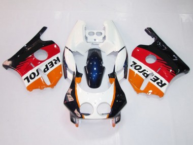 90-98 Blanc Repsol CBR250RR Carénage Moto