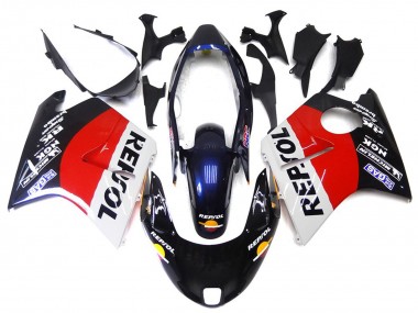 96-07 Rouge Noir & Blanc Repsol CBR1100XX Carénage Moto