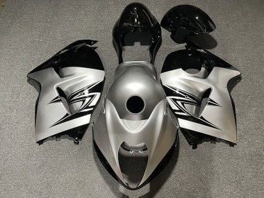 97-07 Argent & Noir GSXR 1300 Carénage Moto