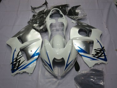 97-07 Bleu Blanc & Argent GSXR 1300 Carénage Moto